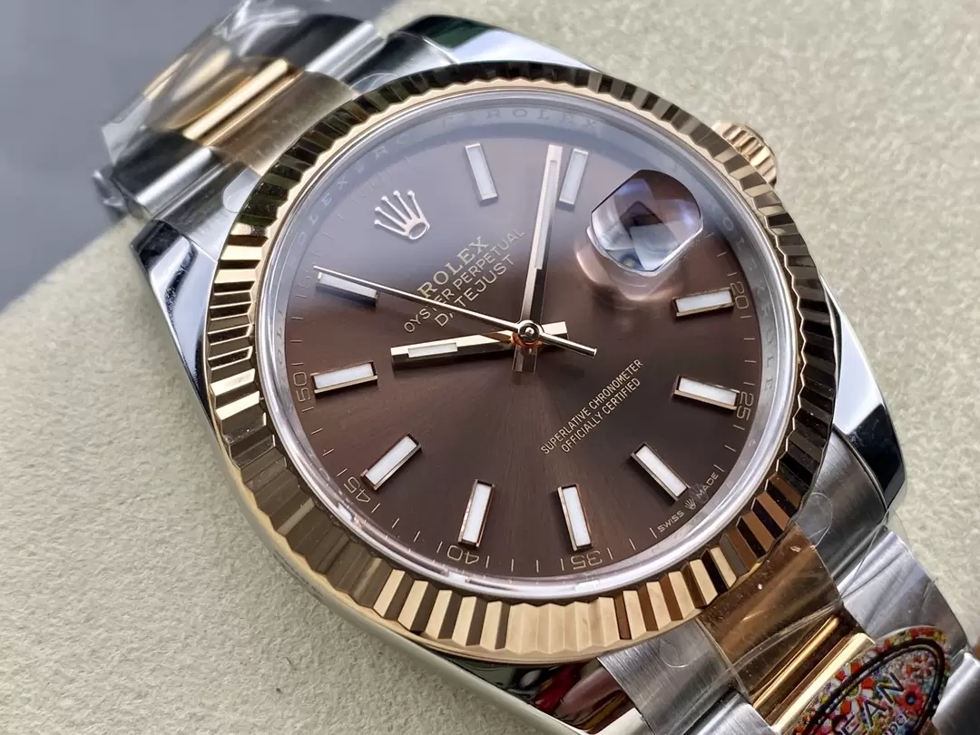 ĐỒNG HỒ ROLEX DATEJUST 126331 REPLICA 11 MẶT CHOCOLATE CỌC SỐ DẠ QUANG 41MM (8) ĐỒNG HỒ ROLEX DATEJUST 126331 REPLICA 11 MẶT CHOCOLATE CỌC SỐ DẠ QUANG 41MM