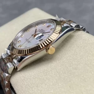 ROLEX DATEJUST 126331 REPLICA WATCH MOP DIAL JUBILEE STRAP CLEAN 41MM 5 ĐỒNG HỒ ROLEX DATEJUST 126331 REPLICA 11 MẶT KHẢM TRAI CỌC SỐ ĐÍNH ĐÁ CLEAN 41MM