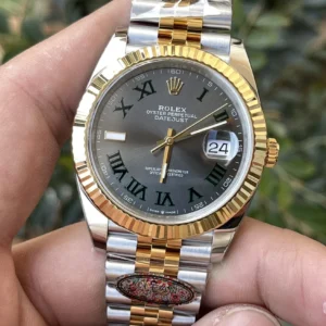 ROLEX DATEJUST 126331 REPLICA WATCH WINBLEDON DIAL CLEAN FACTORY 41MM 1 ĐỒNG HỒ ROLEX DATEJUST 126331 REPLICA 11 MẶT SỐ WINBLEDON CLEAN FACTORY 41MM