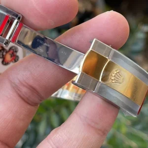 ROLEX DATEJUST 126333 REPLICA WATCH YELLOW PLATED GOLD CLEAN 41MM 8 ĐỒNG HỒ ROLEX DATEJUST 126333 REP11 DÂY THÉP CỌC SỐ LA MÃ NHÀ MÁY CLEAN 41MM