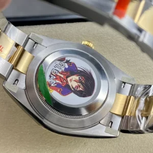 ROLEX DATEJUST 126333 REPLICA WATCHES BLACK DIAL DEMI YELLOW GOLD CLEAN 41MM 6 ĐỒNG HỒ ROLEX DATEJUST 126333 REPLICA 11 MẶT ĐEN CỌC SỐ DẠ QUANG NHÀ MÁY CLEAN 41MM