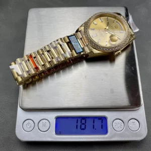 ROLEX DAY-DATE 228348 REPLICA 11 WATCH REFINE WEIGHT Q FACTORY 40MM 8 ĐỒNG HỒ ROLEX DAY-DATE 228348 REP 11 TINH CHỈNH TRỌNG LƯỢNG NHÀ MÁY Q 40MM