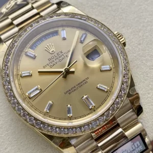 ROLEX DAY-DATE 228348 REPLICA 11 WATCH REFINE WEIGHT Q FACTORY 40MM 1 ĐỒNG HỒ ROLEX DAY-DATE 228348 REP 11 TINH CHỈNH TRỌNG LƯỢNG NHÀ MÁY Q 40MM