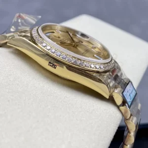 ROLEX DAY-DATE 228348 REPLICA 11 WATCH REFINE WEIGHT Q FACTORY 40MM 4 ĐỒNG HỒ ROLEX DAY-DATE 228348 REP 11 TINH CHỈNH TRỌNG LƯỢNG NHÀ MÁY Q 40MM