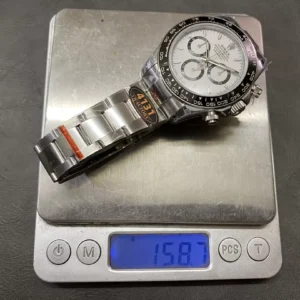 ROLEX DAYTONA 126500 COSMOGRAPH REPLICA WATCHES WHITE DIAL Q FACTORY 40MM 8 ĐỒNG HỒ ROLEX DAYTONA 126500 COSMOGRAPH REP 11 MẶT TRẮNG NHÀ MÁY Q 40MM