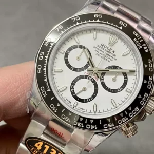 ROLEX DAYTONA 126500 COSMOGRAPH REPLICA WATCHES WHITE DIAL Q FACTORY 40MM 2 ĐỒNG HỒ ROLEX DAYTONA 126500 COSMOGRAPH REP 11 MẶT TRẮNG NHÀ MÁY Q 40MM