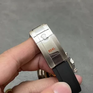 ROLEX DAYTONA 126519 COSMOGRAPH BEST COPIES WATCH GREY DIAL BLACK CERAMIC CASE INDEX HOURS Q FACTORY 40MM 5 ĐỒNG HỒ ROLEX DAYTONA 126519 COSMOGRAPH REP 11 VIỀN CERAMIC NHÀ MÁY Q 40MM