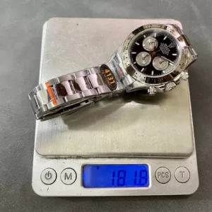 ROLEX DAYTONA COSMOGRAPH 126509 COPIES WATCHES BLACK DIAL INDEX HOURS PLATINUM PLATE QF FACTORY 40MM 6 ĐỒNG HỒ ROLEX DAYTONA COSMOGRAPH 126509 REP 11 CỌ SỐ DẠ QUANG Q FACTORY 40MM