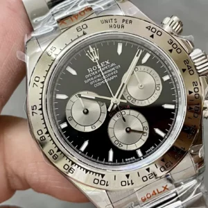 ROLEX DAYTONA COSMOGRAPH 126509 COPIES WATCHES BLACK DIAL INDEX HOURS PLATINUM PLATE QF FACTORY 40MM 2 ĐỒNG HỒ ROLEX DAYTONA COSMOGRAPH 126509 REP 11 CỌ SỐ DẠ QUANG Q FACTORY 40MM