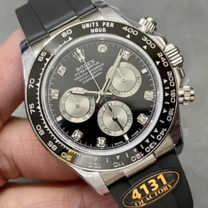ĐỒNG HỒ ROLEX DAYTONA COSMOGRAPH REP 11 MẶT ĐEN NIỀNG CERAMIC NHÀ MÁY Q 40MM 2 ĐỒNG HỒ ROLEX DAYTONA COSMOGRAPH REP 11 MẶT ĐEN NIỀNG CERAMIC NHÀ MÁY Q 40MM
