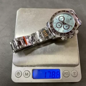 ROLEX DAYTONA COSMOGRAPH BEST COPIES WATCHES ICE BLUE DIAL INDEX HOURS CHRONOGRAPH 40MM 8 ĐỒNG HỒ ROLEX DAYTONA COSMOGRAPH REPLICA 11 MẶT XANH DƯƠNG CỌC SỐ DẠ QUANG 40MM