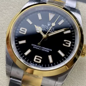 ĐỒNG HỒ ROLEX EXPLORER 124273 REPLICA 1:1 MẶT ĐEN CỌC SỐ DẠ QUANG 36MM 1 ĐỒNG HỒ ROLEX EXPLORER 124273 REPLICA 11 MẶT ĐEN CỌC SỐ DẠ QUANG 36MM