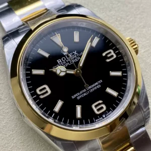 ĐỒNG HỒ ROLEX EXPLORER 124273 REPLICA 1:1 MẶT ĐEN CỌC SỐ DẠ QUANG 36MM 2 ĐỒNG HỒ ROLEX EXPLORER 124273 REPLICA 11 MẶT ĐEN CỌC SỐ DẠ QUANG 36MM