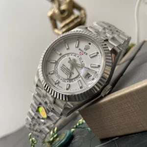 ĐỒNG HỒ ROLEX SKY-DWELLER 336934 REPLICA 11 DÂY KIM LOẠI MẶT TRẮNG 42MM 4 ĐỒNG HỒ ROLEX SKY-DWELLER 336934 REPLICA 11 DÂY KIM LOẠI MẶT TRẮNG 42MM
