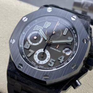 ĐỒNG HỒ CHẾ TÁC AUDEMARS PIGUET ROYAL OAK OFFSHORE 26205AU MẶT ĐEN VỎ CACBON APF 42MM 2 ĐỒNG HỒ CHẾ TÁC AUDEMARS PIGUET ROYAL OAK OFFSHORE 26205AU MẶT ĐEN VỎ CACBON APF 42MM