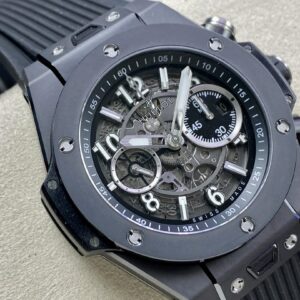 HUBLOT BIG BANG UNICO REPLICA WATCH CERAMIC BBF FACTORY 45MM 3 ĐỒNG HỒ CHẾ TÁC HUBLOT BIG BANG UNICO MẶT XÁM VIỀN GỐM NHÀ MÁY BBF 45MM
