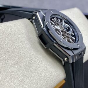 HUBLOT BIG BANG UNICO REPLICA WATCH CERAMIC BBF FACTORY 45MM 5 ĐỒNG HỒ CHẾ TÁC HUBLOT BIG BANG UNICO MẶT XÁM VIỀN GỐM NHÀ MÁY BBF 45MM