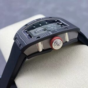 RICHARD MILLE RM07-01 REPLICA WATCH CACBON NTPT TITANIUM 32X46MM 4 ĐỒNG HỒ RICHARD MILLE RM07-01 CACBON NTPT TITANIUM MẶT XÁM 32X46MM