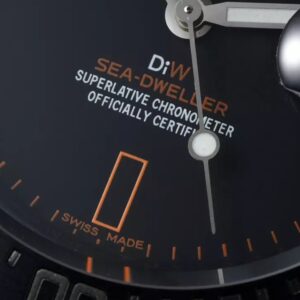 ROLEX SEA-DWELLER M126600 REPLICA WATCH YELLOW DIAL DIW FACTORY 43MM 4 ĐỒNG HỒ ROLEX SEA-DWELLER M126600 CHẾ TÁC VỎ SỢI CACBON DIW FACTORY 43MM