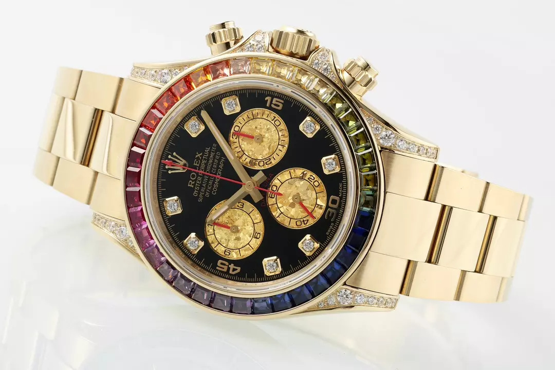 ĐỒNG HỒ ROLEX DAYTONA RAINBOW SUPER FAKE GOLD ĐÍNH ĐÁ ZFACTORY 40MM (5) ĐỒNG HỒ ROLEX DAYTONA RAINBOW SUPER FAKE GOLD ĐÍNH ĐÁ ZFACTORY 40MM (1)