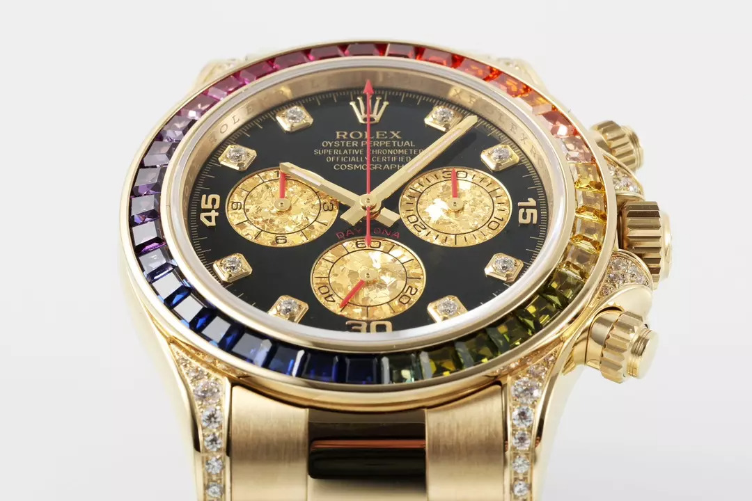 ĐỒNG HỒ ROLEX DAYTONA RAINBOW SUPER FAKE GOLD ĐÍNH ĐÁ ZFACTORY 40MM (7) ĐỒNG HỒ ROLEX DAYTONA RAINBOW SUPER FAKE GOLD ĐÍNH ĐÁ ZFACTORY 40MM (1)