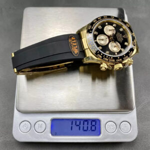 ROLEX DAYTONA REP 1:1 WATCH DIAMOND NUMBER 140G V6 Q FACTORY 40MM 8 ĐỒNG HỒ ROLEX DAYTONA REP 11 CỌC SỐ ĐÁ TRỌNG LƯỢNG 140G V6 QF 40MM (1)