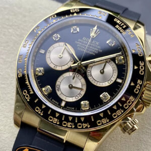 ROLEX DAYTONA REP 1:1 WATCH DIAMOND NUMBER 140G V6 Q FACTORY 40MM 1 ĐỒNG HỒ ROLEX DAYTONA REP 11 CỌC SỐ ĐÁ TRỌNG LƯỢNG 140G V6 QF 40MM (1)
