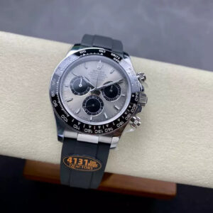 ROLEX DAYTONA REPLICA 11 WATCH GREY DIAL WEIGHT 140G V6 QF 40MM 3 ĐỒNG HỒ ROLEX DAYTONA REP 11 MẶT XÁM TRỌNG LƯỢNG 140G V6 QF 40MM (1)