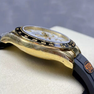 ROLEX DAYTONA REPLICA WATCH WHITE DIAL 140G V6 Q FACTORY 40MM 5 ĐỒNG HỒ ROLEX DAYTONA REP 11 MÀU GOLD TRỌNG LƯỢNG 140G V6 QF 40MM (1)