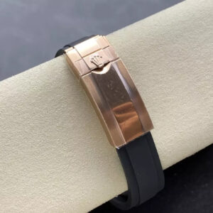 ROLEX DAYTONA REPLICA WATCHES V6 ROSE GOLD FLEX OYSTER STRAP 140G QF 40MM 7 ĐỒNG HỒ ROLEX DAYTONA REPLICA V6 ROSE GOLD CỌC SỐ DẠ QUANG 140G QF 40MM (1)