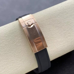 ROLEX DAYTONA REPLICA WATCHES V6 ROSE PLATED GOLD 140G QF 40MM 7 ĐỒNG HỒ ROLEX DAYTONA REPLICA V6 ROSE GOLD MẶT ĐEN 140G QF 40MM (1)