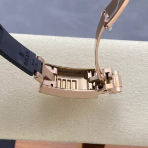 ROLEX DAYTONA REPLICA WATCHES LUMINOUS NUMBERS V6 ROSE GOLD 140G QF 40MM 7 ĐỒNG HỒ ROLEX DAYTONA REPLICA V6 ROSE GOLD TRỌNG LƯỢNG 140G QF 40MM (1)