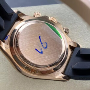 ROLEX DAYTONA REPLICA WATCHES LUMINOUS NUMBERS V6 ROSE GOLD 140G QF 40MM 6 ĐỒNG HỒ ROLEX DAYTONA REPLICA V6 ROSE GOLD TRỌNG LƯỢNG 140G QF 40MM (1)