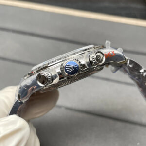 ROLEX DAYTONA SUPER FAKE WATCH MACHINE 4132 Q FACTORY 40MM 5 ĐỒNG HỒ ROLEX DAYTONA SUPER FAKE BỘ MÁY 4132 LỘ CƠ QFACTORY 40MM (1)