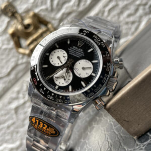 ROLEX DAYTONA SUPER FAKE WATCH MACHINE 4132 Q FACTORY 40MM 3 ĐỒNG HỒ ROLEX DAYTONA SUPER FAKE BỘ MÁY 4132 LỘ CƠ QFACTORY 40MM (1)