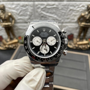 ROLEX DAYTONA SUPER FAKE WATCH MACHINE 4132 Q FACTORY 40MM 1 ĐỒNG HỒ ROLEX DAYTONA SUPER FAKE BỘ MÁY 4132 LỘ CƠ QFACTORY 40MM (1)