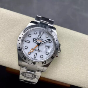 ROLEX EXPLORER REPLICA WATCH WHITE DIAL CLEAN FACTORY 42MM 3 ĐỒNG HỒ ROLEX EXPLORER NAM CỌC SỐ DẠ QUANG REPLICA CAO CẤP 42MM (1)