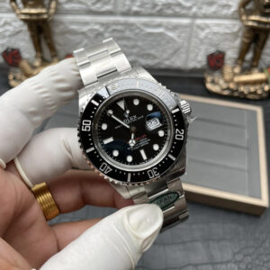 ROLEX SEA-DWELLER REPLICA WATCH BLACK CLEAN FACTORY 43MM 2 ĐỒNG HỒ ROLEX SEA-DWELLER NAM REPLICA MẶT SỐ ĐEN CLEAN FACTORY 43MM (1)