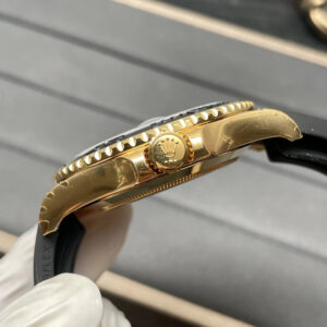 ROLEX YACHT-MASTER SUPER FAKE WATCH CERAMIC BEZEL VS FACTORY 42MM 5 ĐỒNG HỒ ROLEX YACHT-MASTER SUPER FAKE MÀU GOLD VIỀN CERAMIC VS FACTORY 42MM (1)