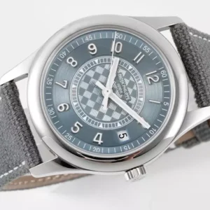 PATEK PHILIPPE CALATRAVA 6007A-001 GREY BLUE DIAL REPLICA WATCH 40MM 4 ĐỒNG HỒ PATEK PHILIPPE CALATRAVA 6007A-001 MẶT XANH XÁM REPLICA 40MM (1)