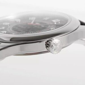 PATEK PHILIPPE CALATRAVA 6007G-010 REPLICA WATCH RED NEEDLE 40MM 6 ĐỒNG HỒ PATEK PHILIPPE CALATRAVA 6007G-010 MẶT ĐEN PPF 40MM