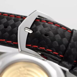 PATEK PHILIPPE CALATRAVA 6007G-010 REPLICA WATCH RED NEEDLE 40MM 8 ĐỒNG HỒ PATEK PHILIPPE CALATRAVA 6007G-010 MẶT ĐEN PPF 40MM