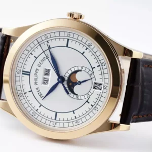 PATEK PHILIPPE COMPLICATION 5396R-001 REP 11 WATCH BLACK LEATHER STRAP 38.5MM 2 ĐỒNG HỒ PATEK PHILIPPE COMPLICATION 5396R-001 REPLICA 11 DÂY DA ĐEN 38 (1)