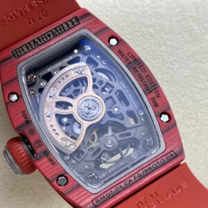 RICHARD MILLE RM07-01 REPLICA WATCH BLACK DIAL CACBON NTPT 32X46MM 6 ĐỒNG HỒ RICHARD MILLE RM07-01 CACBON NTPT REPLICA MÀU ĐỎ 32X46MM (1)