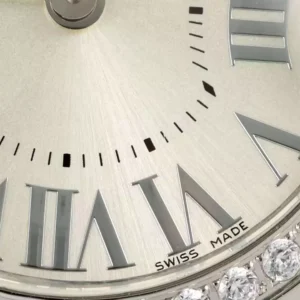 Cartier Ballon Blanc De Cartier Replica Watch Fabric Strap AF Factory 30mm 4 Đồng Hồ Cartier Ballon Blanc De Cartier Replica 11 Dây Vải AF Factory 30mm (1)