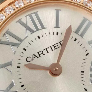 Cartier Ballon Blanc De Cartier Replica Watch Rose Gold With Stone Bezel AF Factory 30mm 4 Đồng Hồ Cartier Ballon Blanc De Cartier Replica 11 Rose Gold Đính Đá AF Factory 30mm (1)