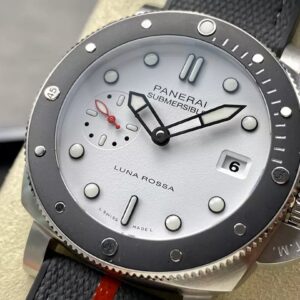 PANERAI PAM1579 REPLICA WATCHES LUNA ROSSA WHITE DIAL VSF 42MM 2 ĐỒNG HỒ PANRERAI PAM1579 REPLICA LUNA ROSSA MẶT TRẮNG VSF 42MM