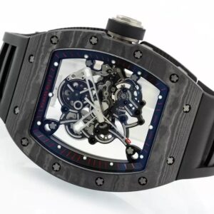 RICHARD MILLE REPLICA 11 RM055 WATCH CARBON NTPT BLACK APS FACTORY 43MM 4 ĐỒNG HỒ RICHARD MILLE REPLICA 11 RM055 CARBON NTPT NHÀ MÁY APS 43MM
