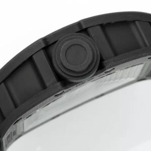 RICHARD MILLE REPLICA WATCH BLACK CARBON CASE APS FACTORY 43MM 5 ĐỒNG HỒ RICHARD MILLE REPLICA MẶT VÀNG VỎ CARBON NHÀ MÁY APS 43MM