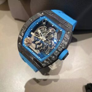 RICHARD MILLE RM055 REPLICA 11 WATCH BLUE RUBBER STRAP APS 43MM 1 ĐỒNG HỒ RICHARD MILLE RM055 REP 11 DÂY CAO SU XANH NHÀ MÁY APS 43MM (1)
